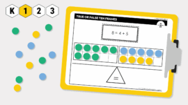 1.OA.D Understanding the equal sign with addition and subtraction