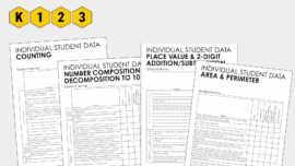 Individual Student Data Forms - Track student data and their progress with these data forms
