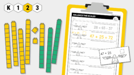 2.NBT.B Activity Resource for Second Grade - Place Value Addition and Subtraction